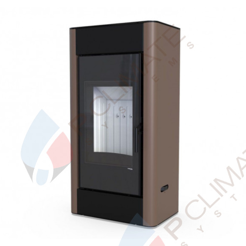 Печь DEFRO HOME SOLUM, 9кВт, коричневая сталь