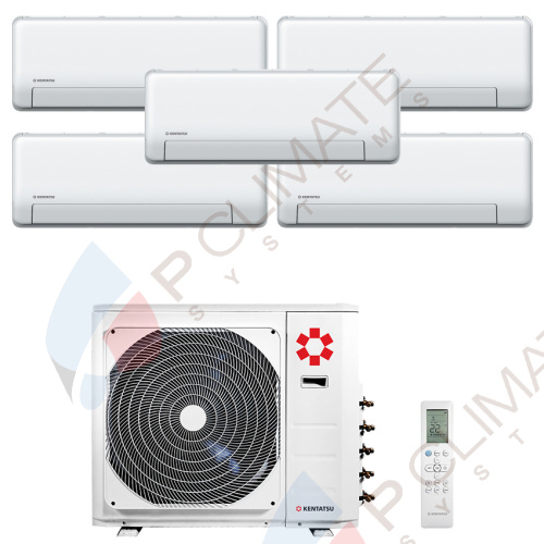 Мульти сплит система Kentatsu KSGP26HZRN1x4+KSGP35HZRN1 / K5MRB120HZRN1