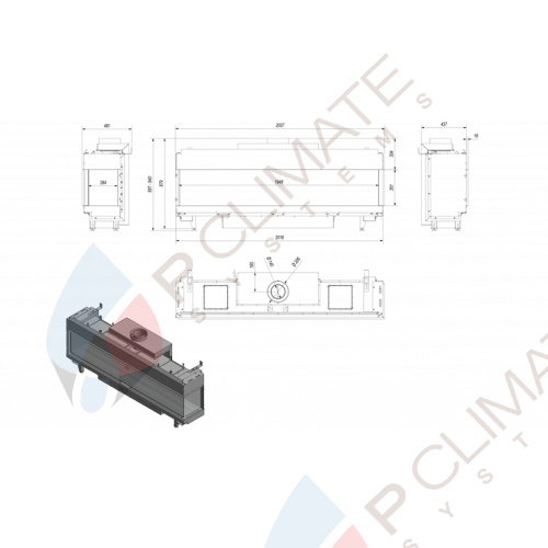 Газовая топка LEO/P/200/G31/37MBAR (баллонный газ)