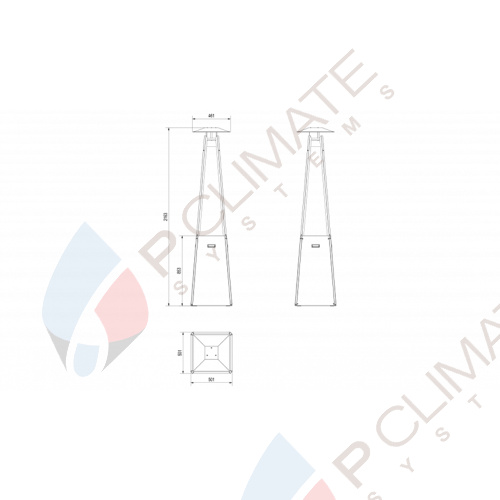 UMBRELLA/C/G30/37MBAR/S/ZE)- черный, с газовым оборудованием