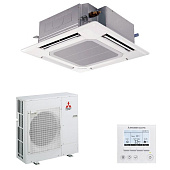 Кассетный кондиционер Mitsubishi Electric PLA-RP100BA/PU-P100VHA/-40