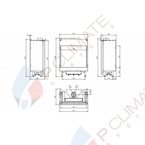 Газовая топка LEO/76/62/G31/37MBAR, баллонный газ