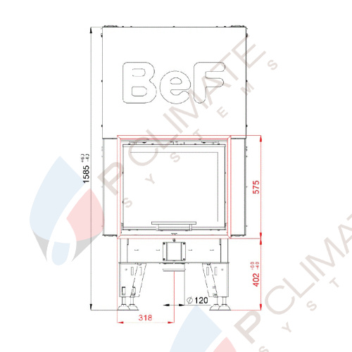 Дровяная топка BeF Therm V 6