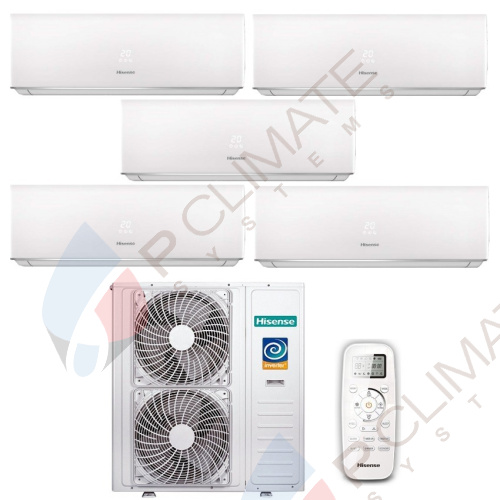 Мульти сплит система Hisense AMS-09UR4SVEDB65x3+AMS-18UR4SFADB65x2 / AMW-42U4SE