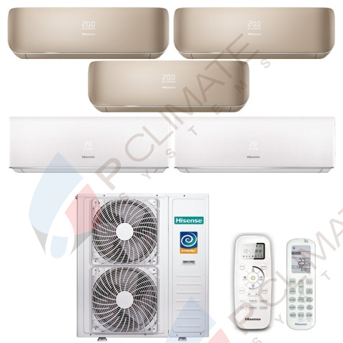 Мульти сплит система Hisense AMS-09UR4SVETG67x3+AMS-18UR4SFADB65x2 / AMW-48U6SP