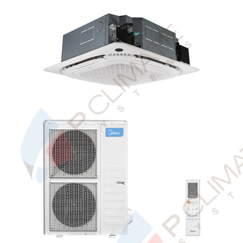 Кассетный кондиционер Midea MCD1-48HRFNX(GA)-B/T-MBQ4-04AWD/MOE30U-48HFN8-R(GA)