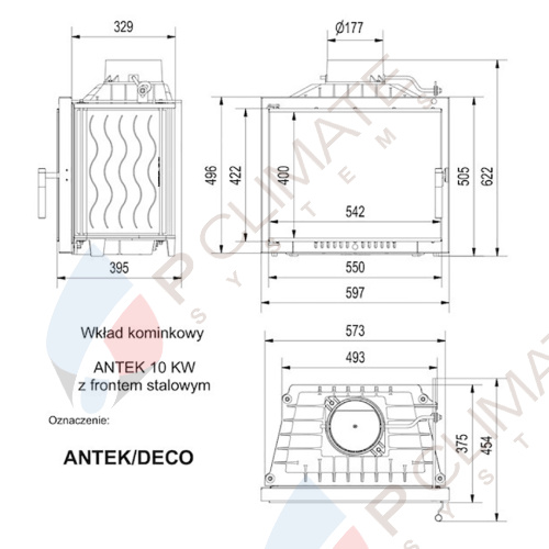 Топка ANTEK/DECO