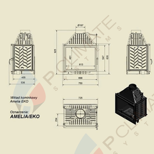 Топка AMELIA/EKO