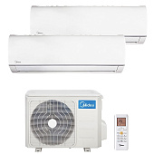 Мульти сплит система Midea MSMAAU-09HRDN1+MSMABU-12HRDN1 / M2OF-18HFN1-Q