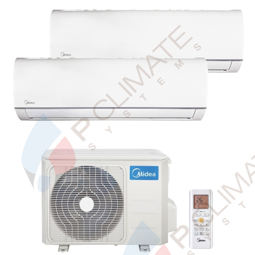 Мульти сплит система Midea MSMAAU-09HRDN1+MSMABU-12HRDN1 / M2OF-18HFN1-Q