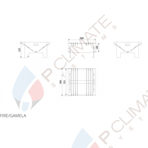 Очаг для костра GAMELA