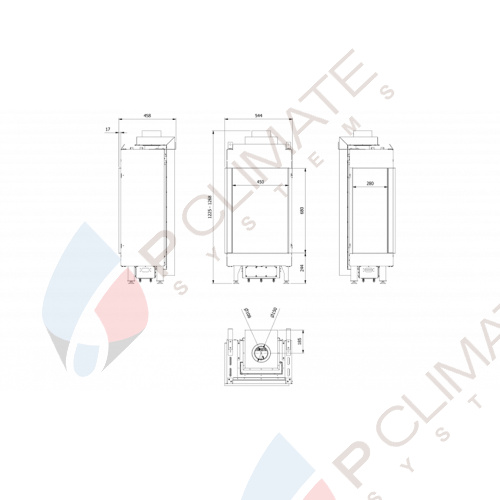 Газовая топка LEO/L/45/68/G31/37MBAR, баллонный газ