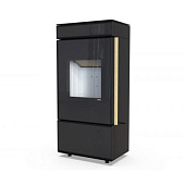 Печь DEFRO HOME CUBE mini, 6,6кВт, черная сталь