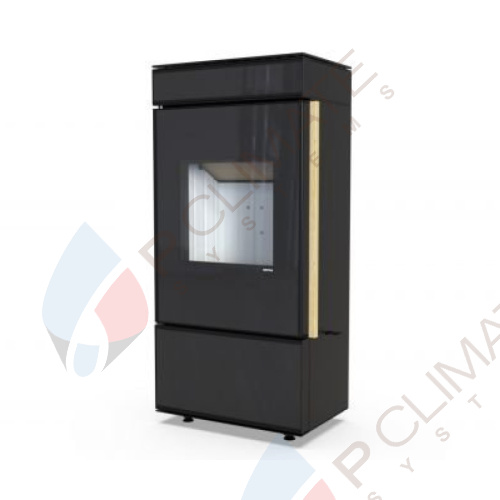 Печь DEFRO HOME CUBE mini, 6,6кВт, черная сталь