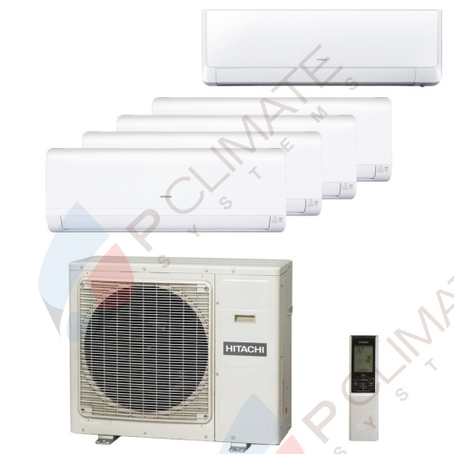 Мульти сплит система Hitachi RAK-15QPB+RAK-18RPBx3+RAK-50RXB / RAM-90NP5B