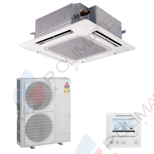 Кассетный кондиционер Mitsubishi Electric PLA-ZRP100BA/PUHZ-SHW112VHA