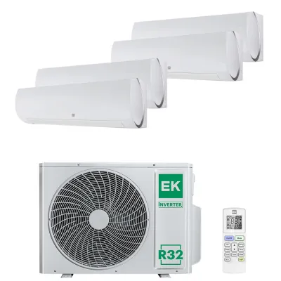 Мульти сплит система Euroklimat EKSF-20HNSx2+EKSF-35HNSx2 / EKOG-80HIS4